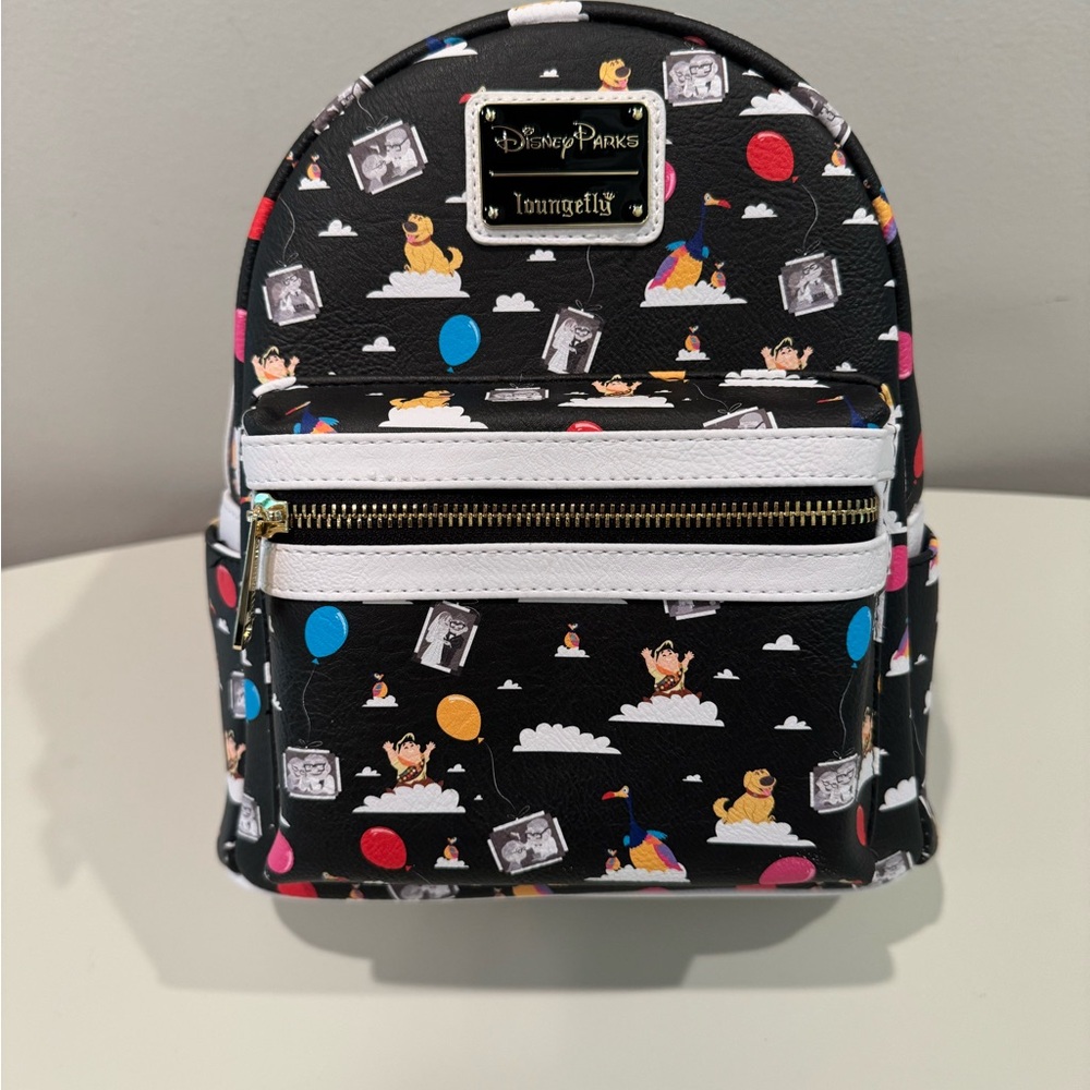 Loungefly Black Disney Parks Mini Backpack - UP